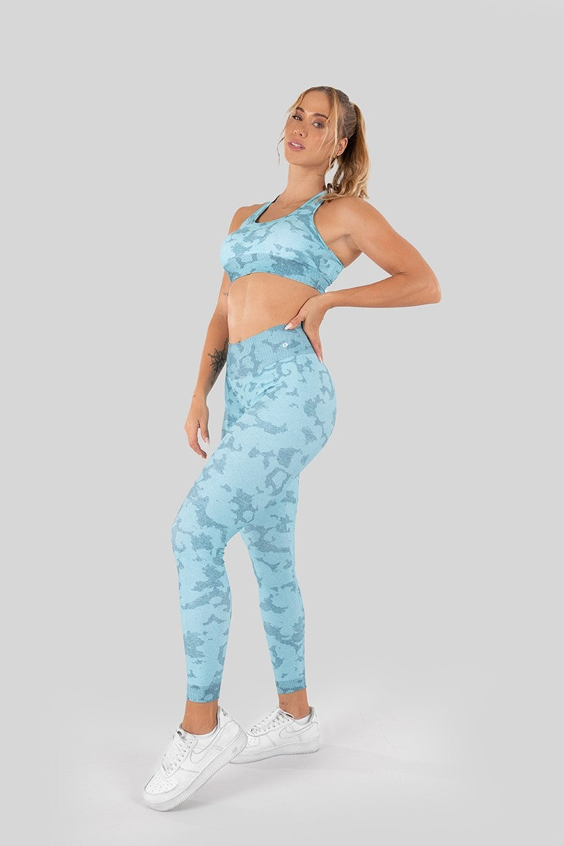 Top Nadador Estampa Digital com Viés (Blue Army) | Ref: K3260-B