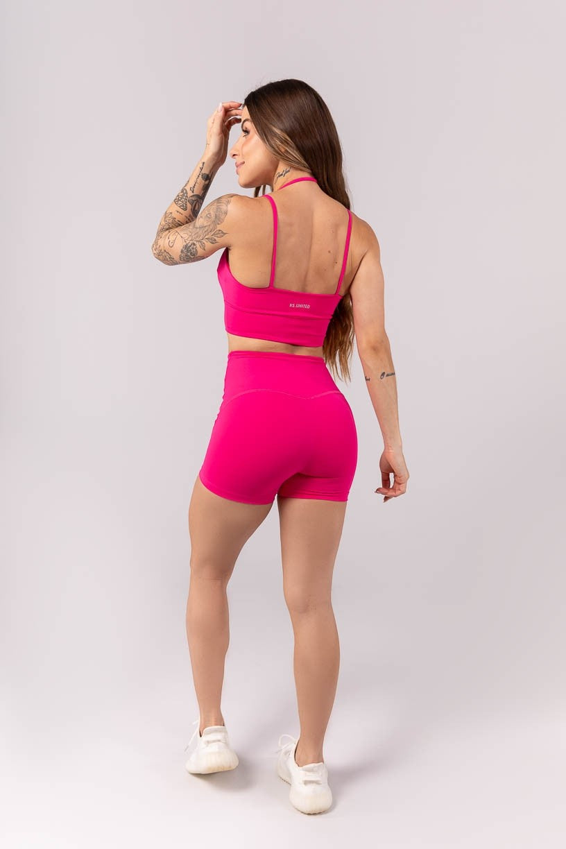 Top Decote Reto com Alças Duplas (Rosa) | Ref: K3926-A