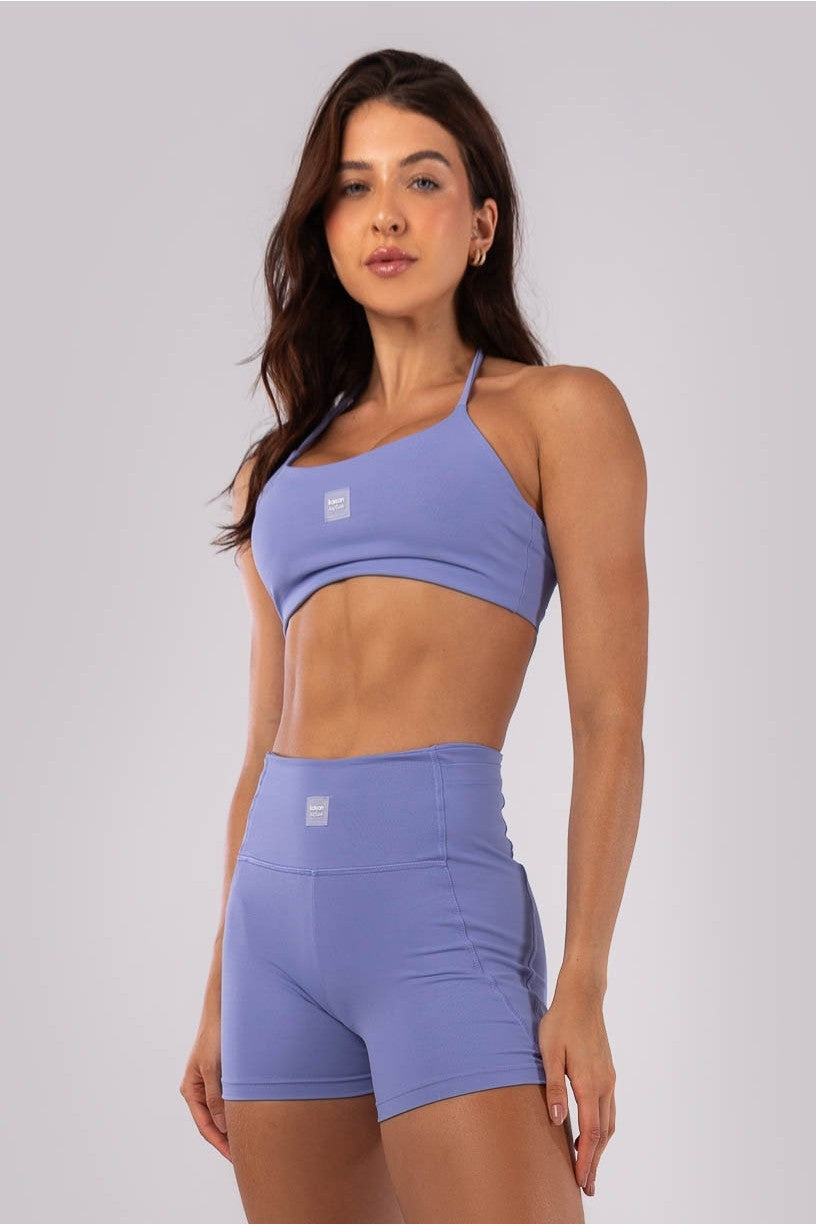 Top Frente Única com Tiras nas Costas (Azul Periwinkle) | Ref: K4523-A