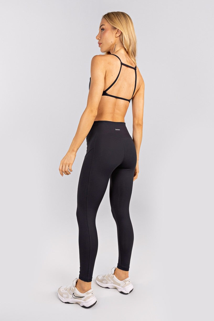 Top com Alças e Costas Abertas (Preto) | Ref: K4750-A