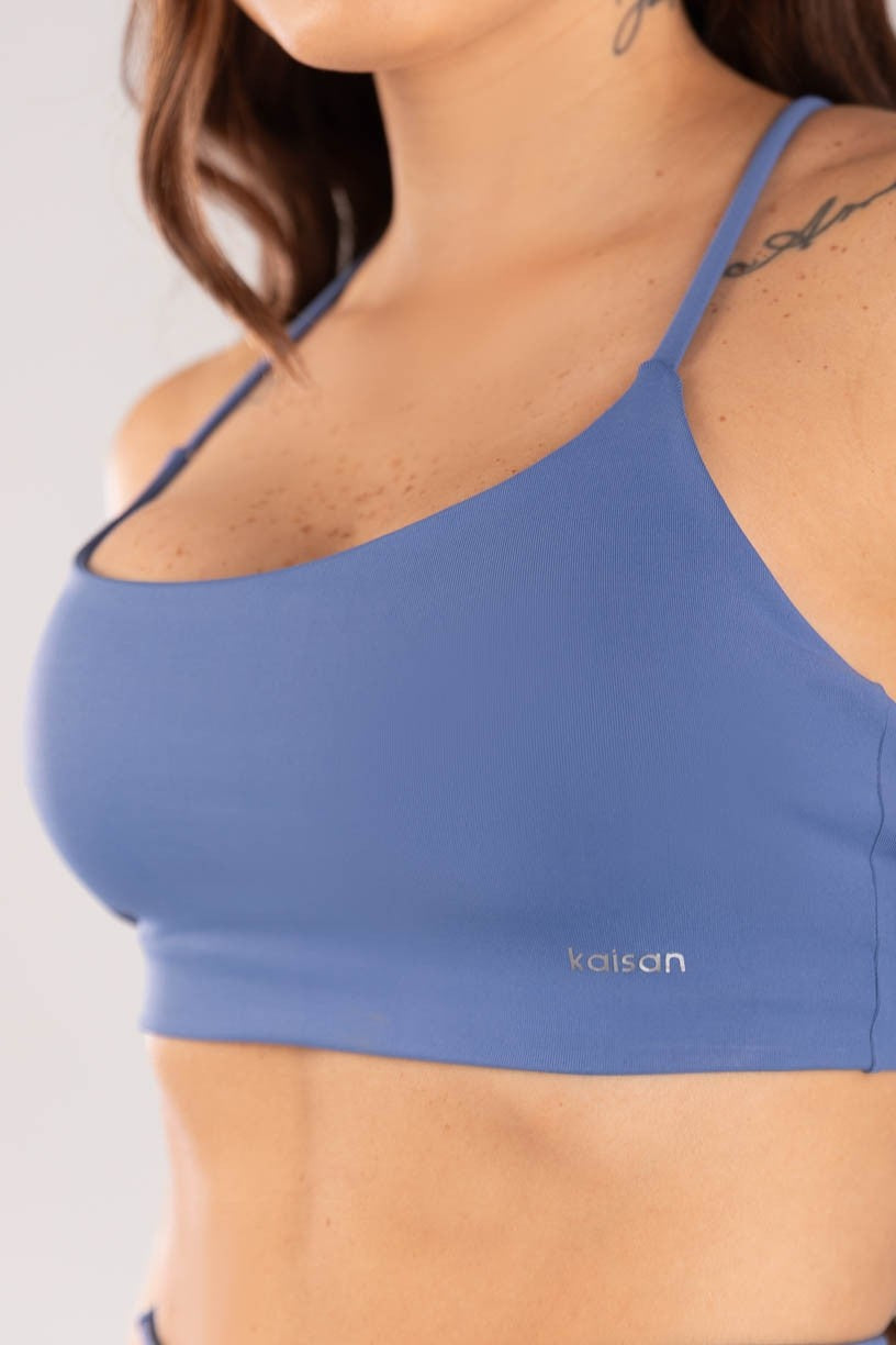 Top com Tiras nas Costas (Azul) | Ref: K4080-C