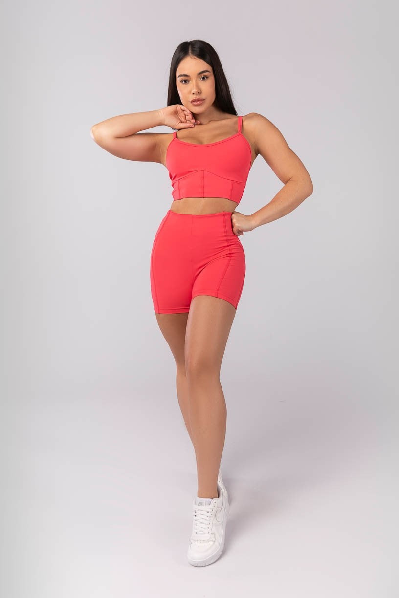 Short com Coberturas (Rosa Pink) | Ref: K4104-C