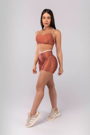 Short com Vira (Cobre / Bege) | Ref: K4117-A