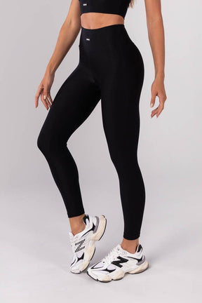 Calça Legging Básica Canelada (Preto) | Ref: K4190-A