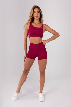 Top Assimétrico com Tiras (Açaí) | Ref: K4169-B
