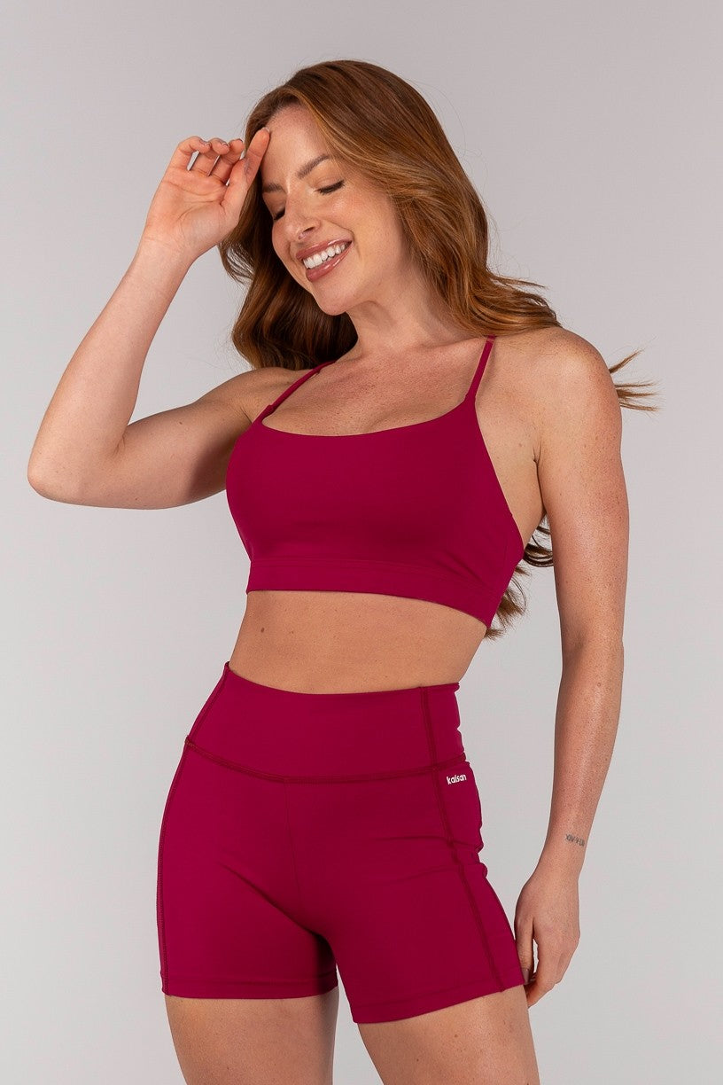Top com Alças Ajustáveis nas Costas (Açaí) | Ref: K4386-C