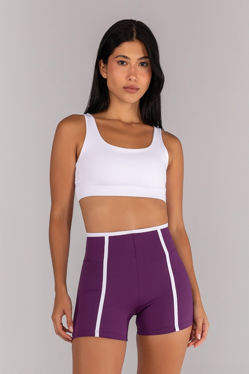Top com Alças Largas e Costas Abertas (Branco) | Ref: K4696-B