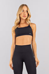 Top com Alças e Costas Abertas (Preto) | Ref: K4750-A