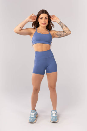 Top com Tiras nas Costas (Azul) | Ref: K4080-C