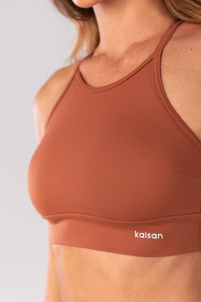 Top com Tiras nas Costas (Marrom) | Ref: K4175-B